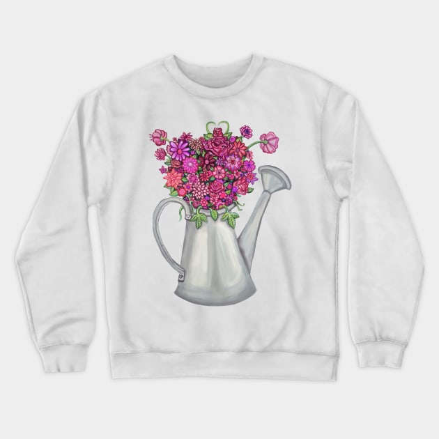 Blooming Bouquet Crewneck Sweatshirt by Art by Deborah Camp